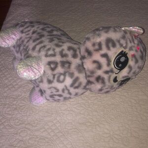 Plush Leopard Toy with Sparkly Accents